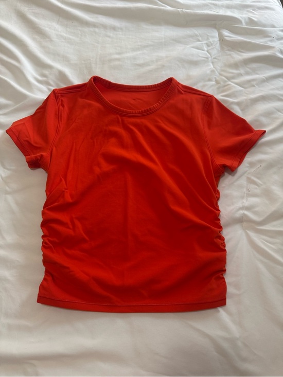 lululemon athletica Tops - Lululemon All It Takes short-sleeve - Solar Orange